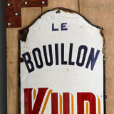 Plaque émaillée XXL Bouillon Kub