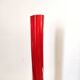 Murano red twisted glass soliflore vase