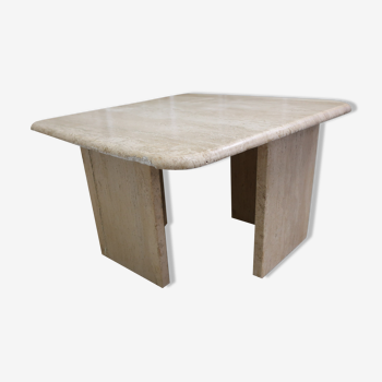 Travertine square coffee table 70/80