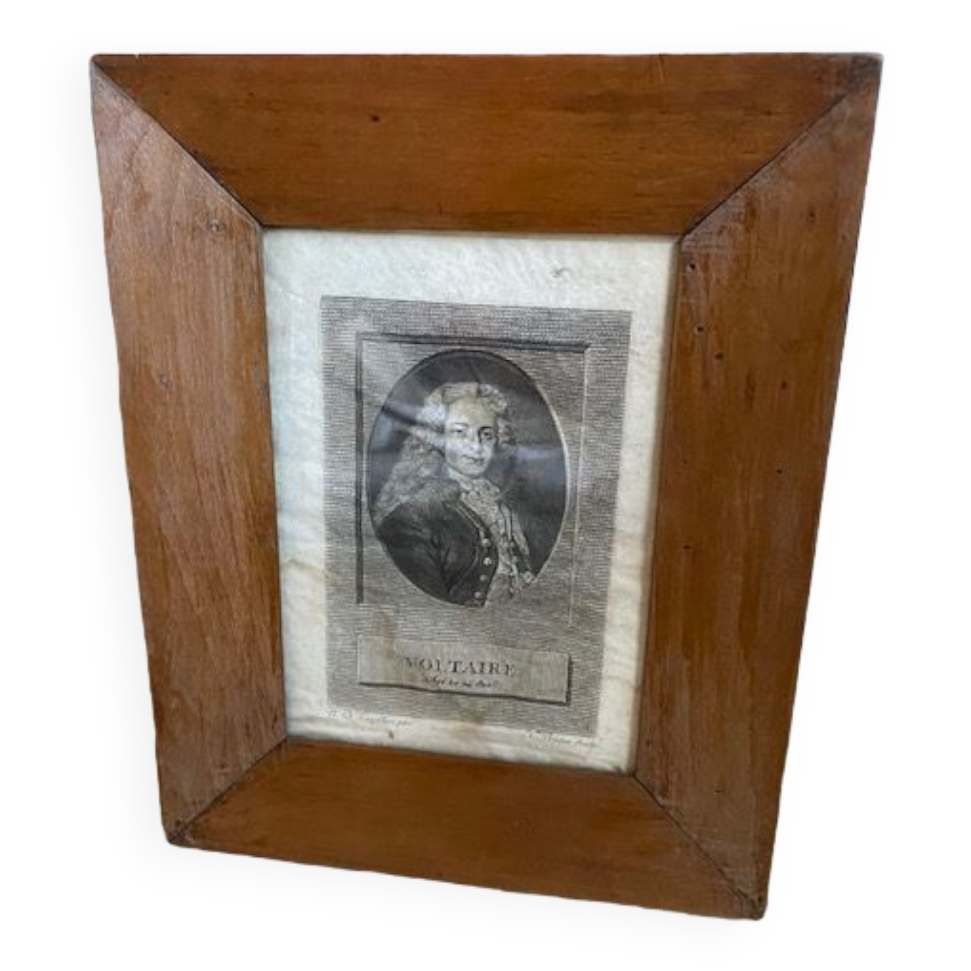 Voltaire engraving frame