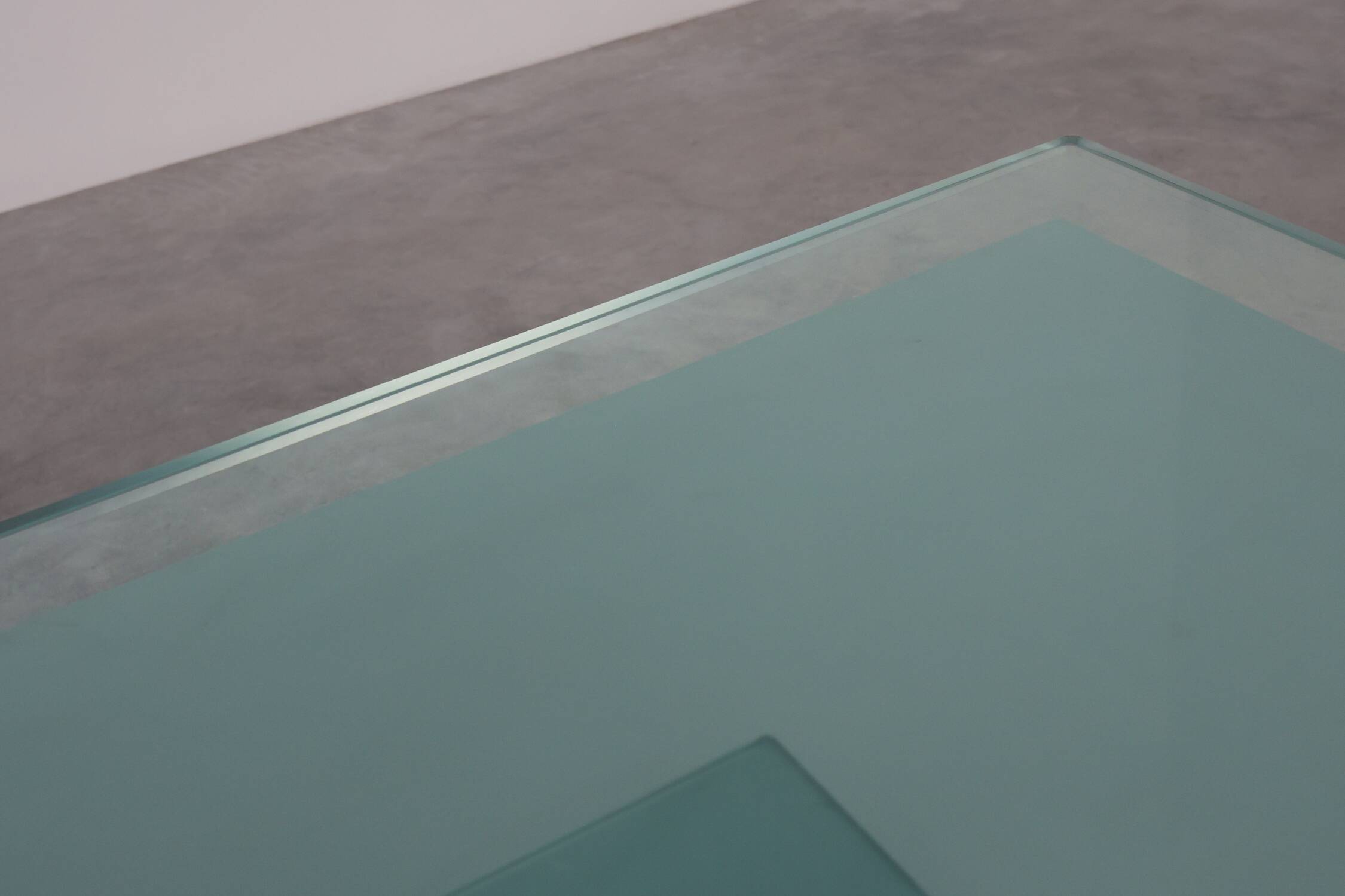 Italian Mirror and Glass Coffee Table by Nanda Vigo for Acerbis, 1971