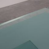 Italian Mirror and Glass Coffee Table by Nanda Vigo for Acerbis, 1971