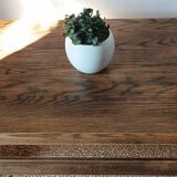 Vintage solid oak coffee table