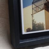 Art photo mounted in American crate
