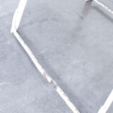 Folding metal table