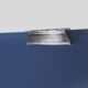 Blue wall shelf attributed to Fontana Arte, 1970