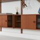 Teak modular shelving unit, Danish design, 1960s, made in Denmark