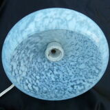 Clichy glass applied with 50s porcelain support