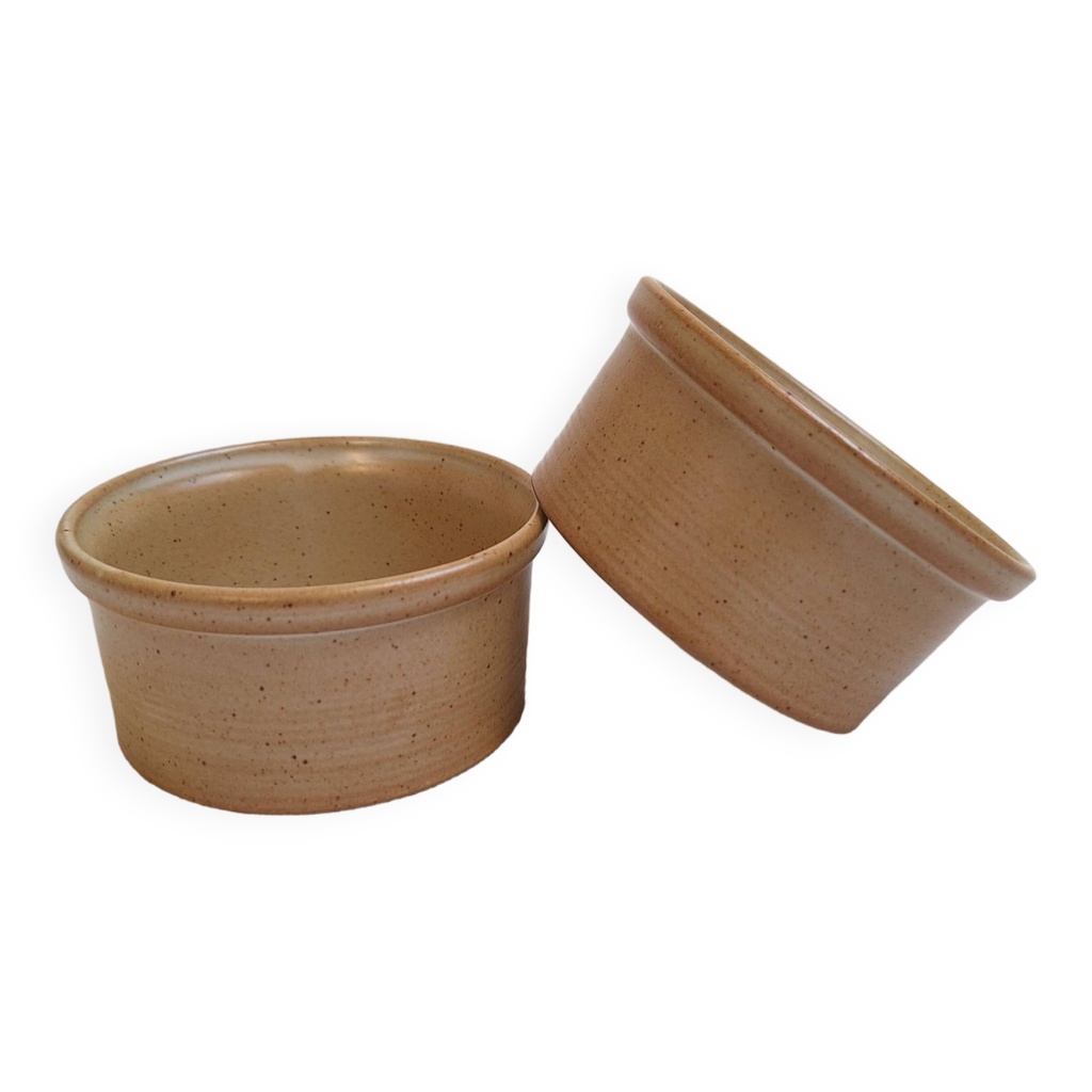 Vintage stoneware ramekins Selency