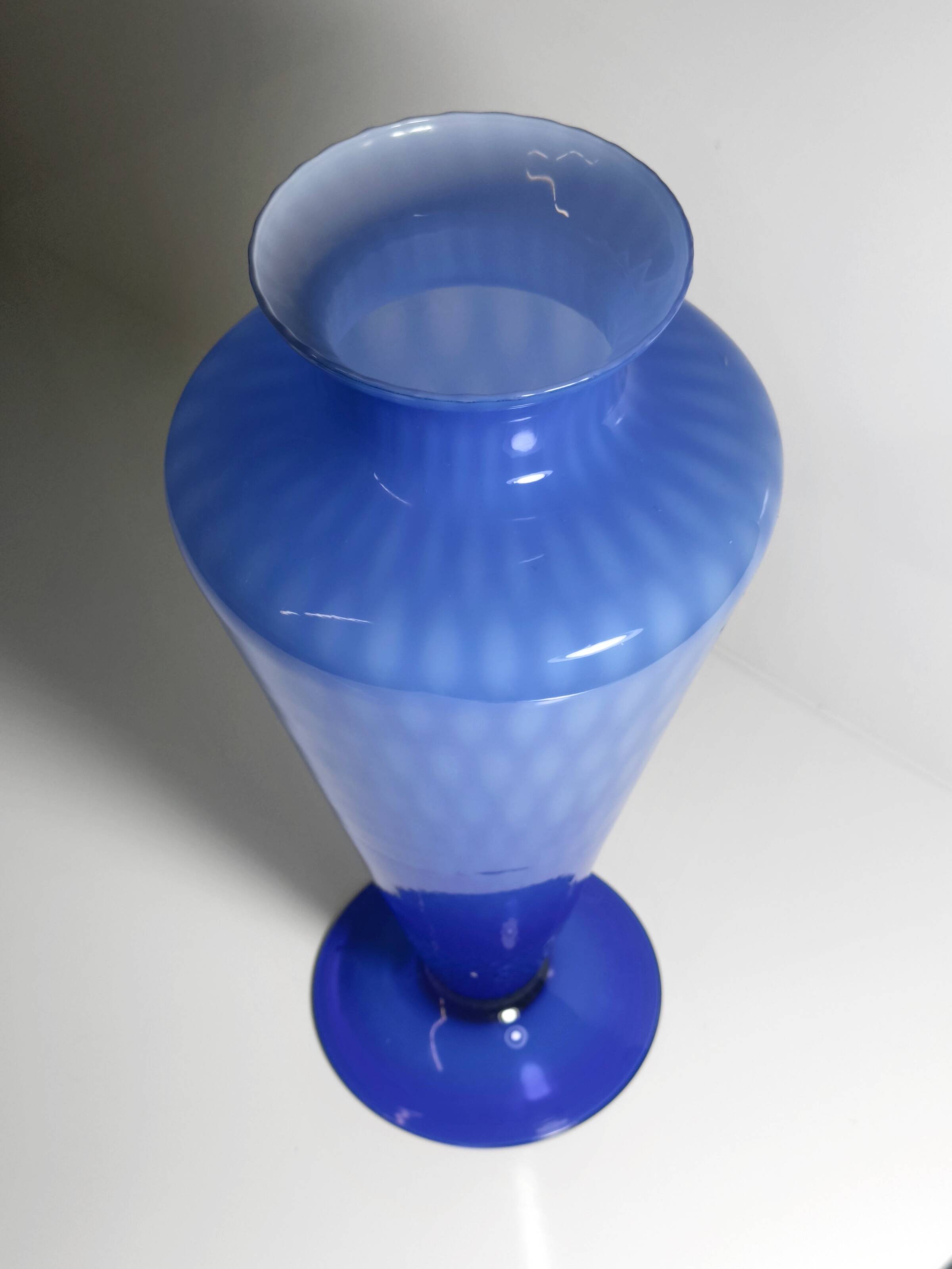 Cobalt Blue Murano Murano Glass Vase - 1960s
