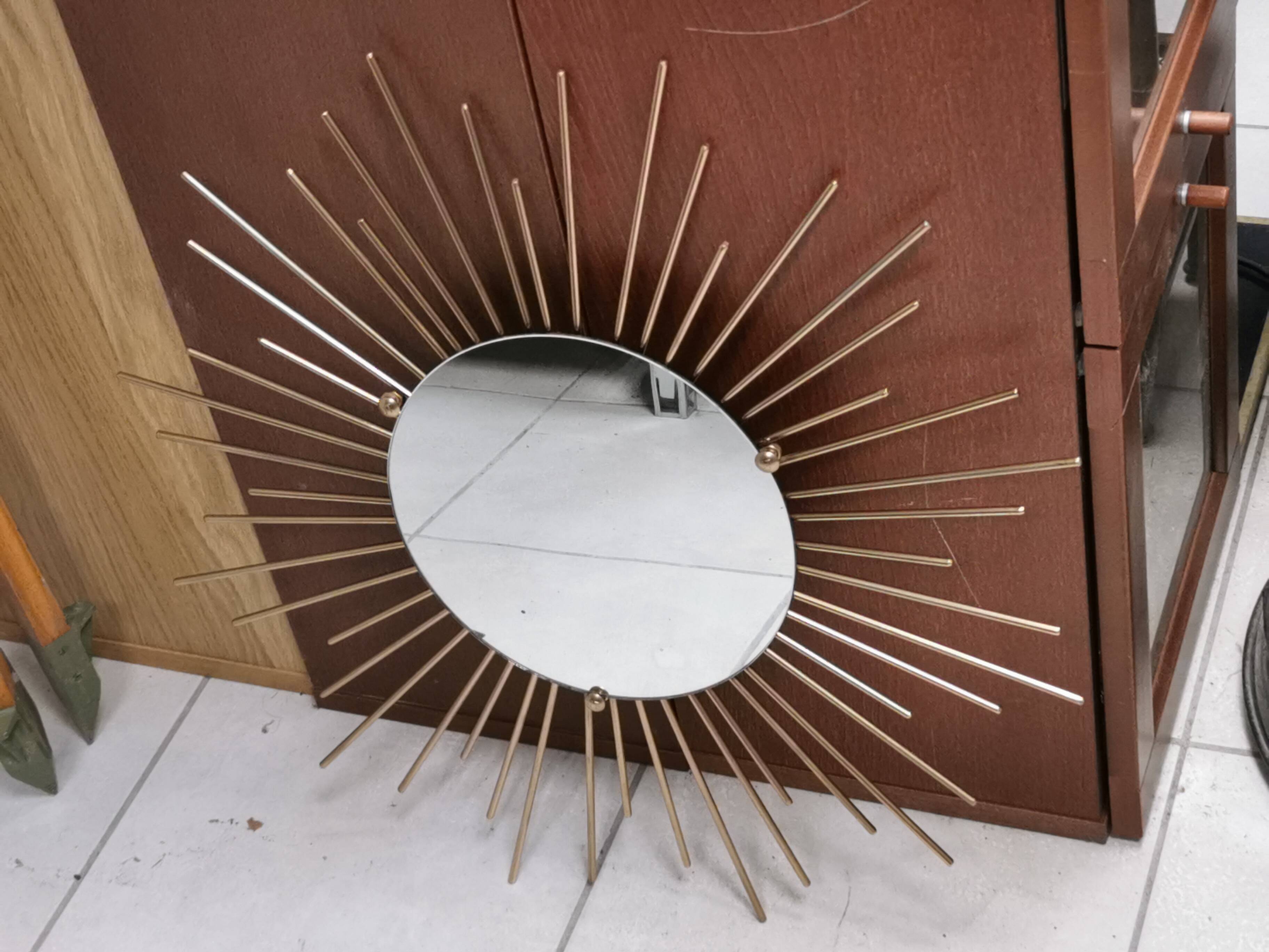 Vintage 50's sun mirror