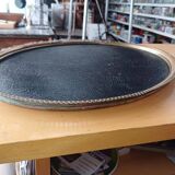 Old brass serving tray