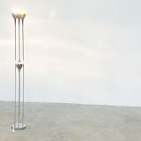 Chrome floor lamp attributed to Angelo Brotto