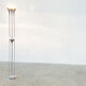 Chrome floor lamp attributed to Angelo Brotto