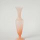 Opaline vase, pale pink, 1970 - 26.5 x 7 cm