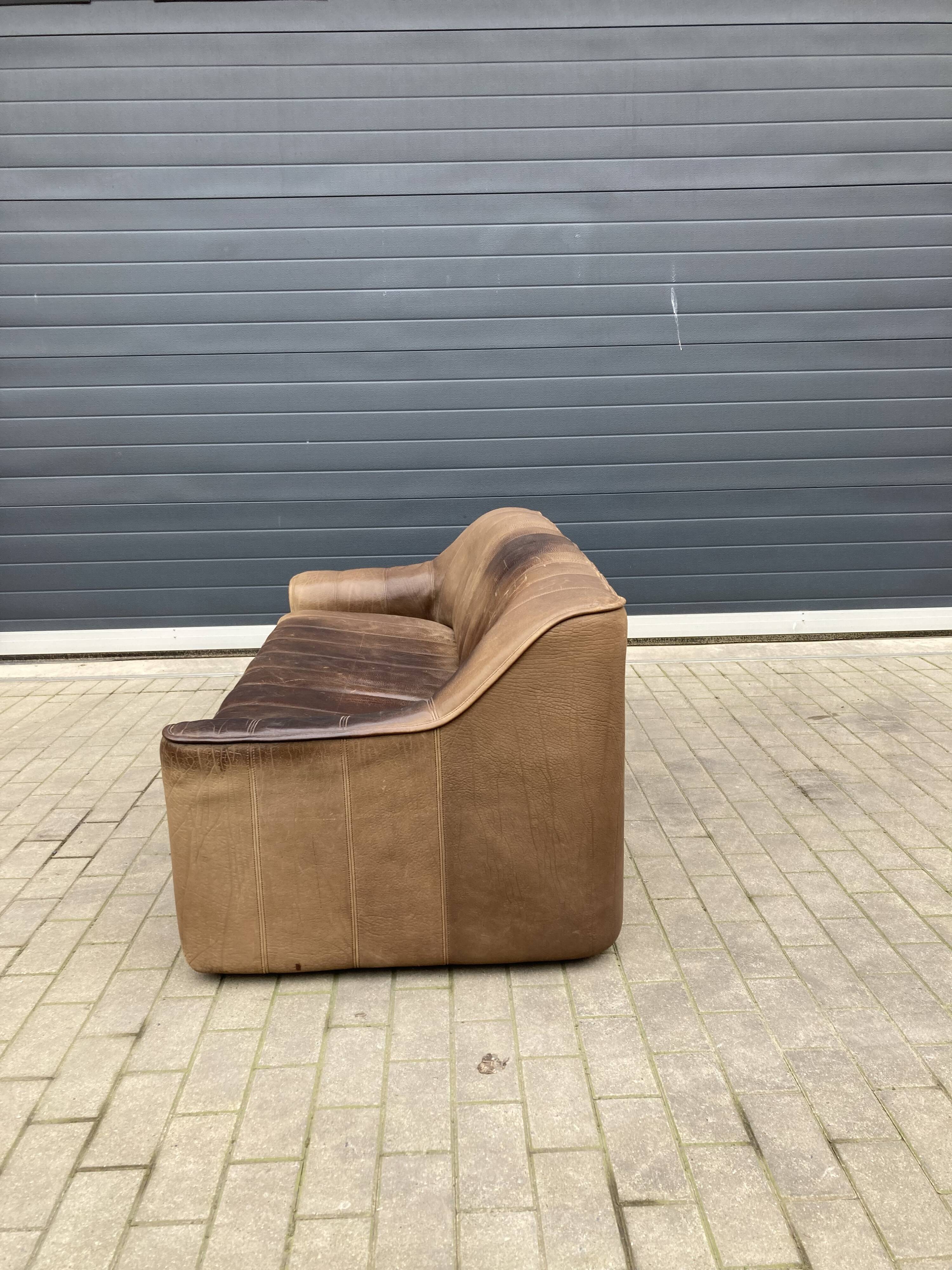 De Sede Ds44 3-seater Buffalo leather NECK 5mm