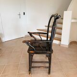 Elm wood armchair China 1900