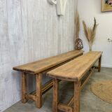 Pair of farm benches