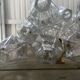 A pair of 2 Murano Glass "poliedri " wall sconce with a gold by SimoEng