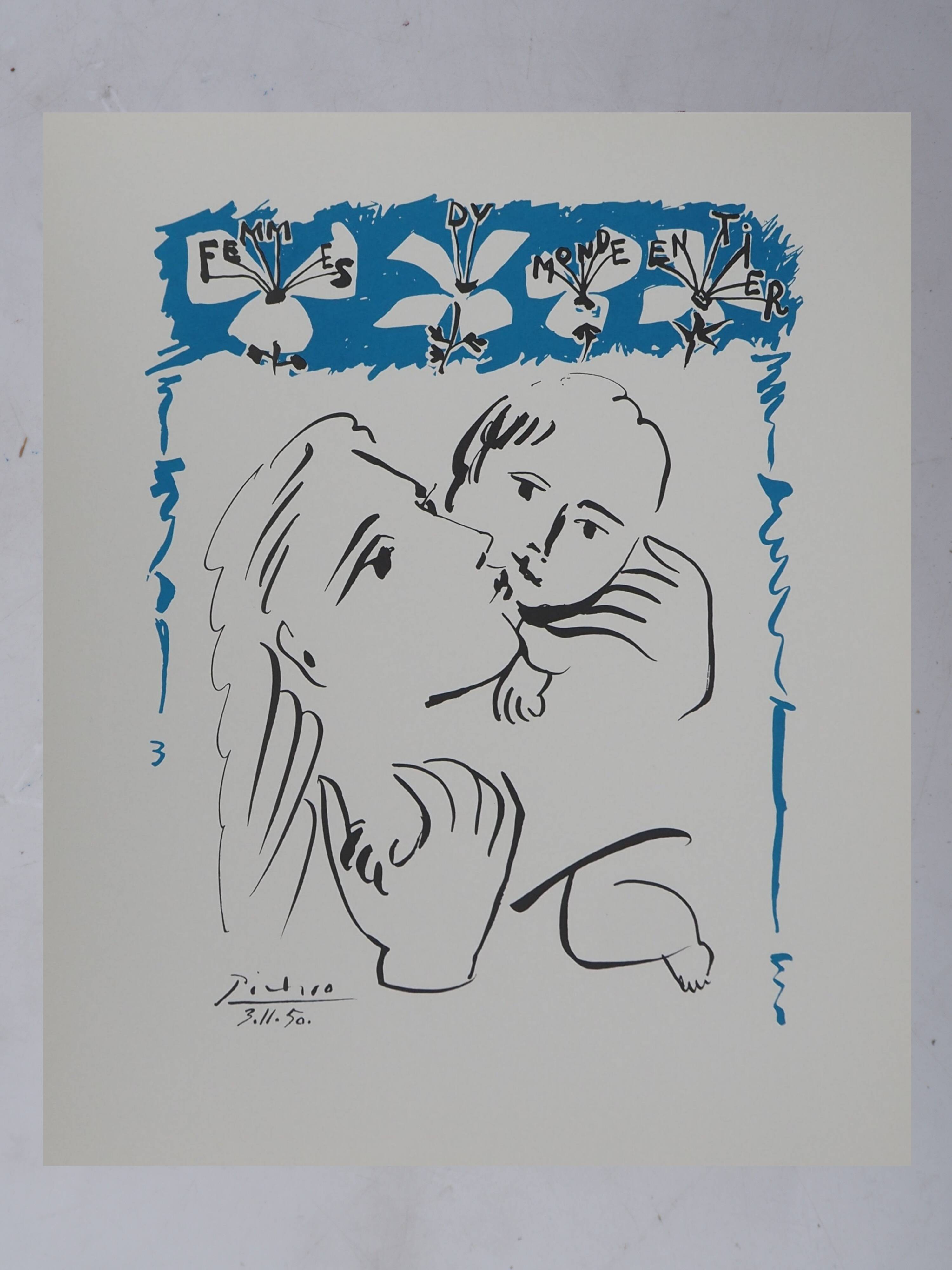 Pablo PICASSO: Maternal Love, signed lithograph