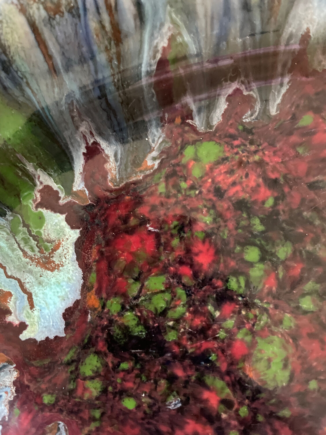 Vintage dish signed Morvan