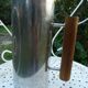 Pichet Guy Degrenne stainless steel and wood Scandinavian style H22cm.