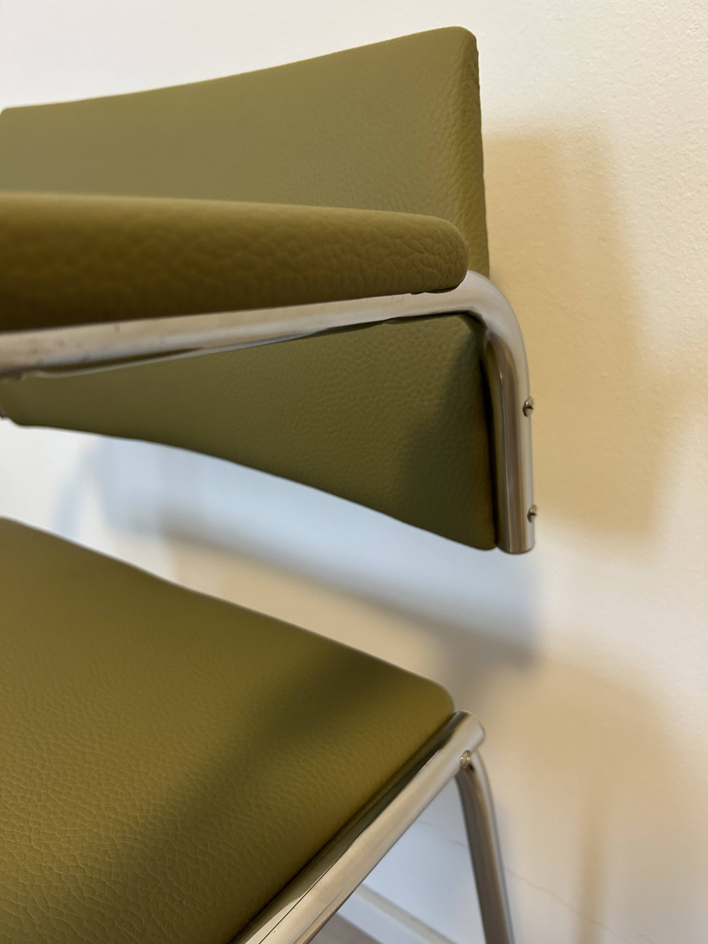 Fully restored Kovona Olive Office Chair K-314 from Czechoslovakia 1970’s