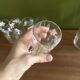 Set of carafe and 6 Legras glasses