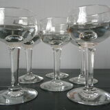 Set of 6 old glasses