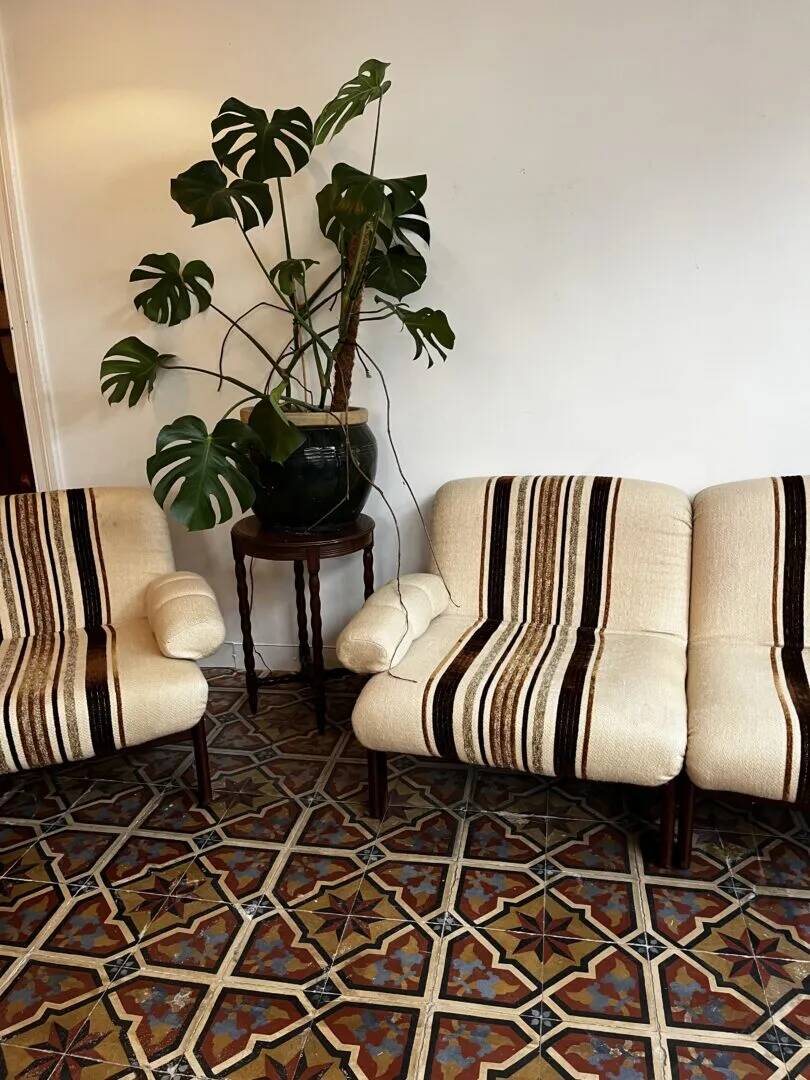 Vintage modular living room set