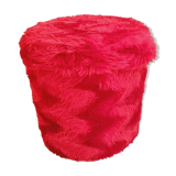 Pelfran France red pouf