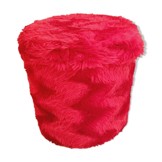 Pelfran France red pouf