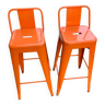 Pair of tolix high chairs