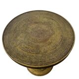 table d'appoint en laiton vintage / table de plantes