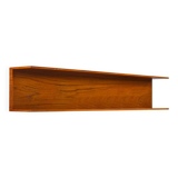 Mid-century modern teak wall shelf by Walter Wirtz for Wilhelm Renz, Germany, 1960s
