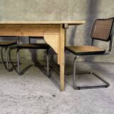 Large farm table solid wood draper table Length 240 cm