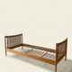 Danish teak bed by Peter Hvidt and Orla Mølgaard for Soborg Møbler.