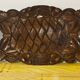 Corbeille ou Vide Poche année 50 en Bois Sculpté signée A. Bouchez