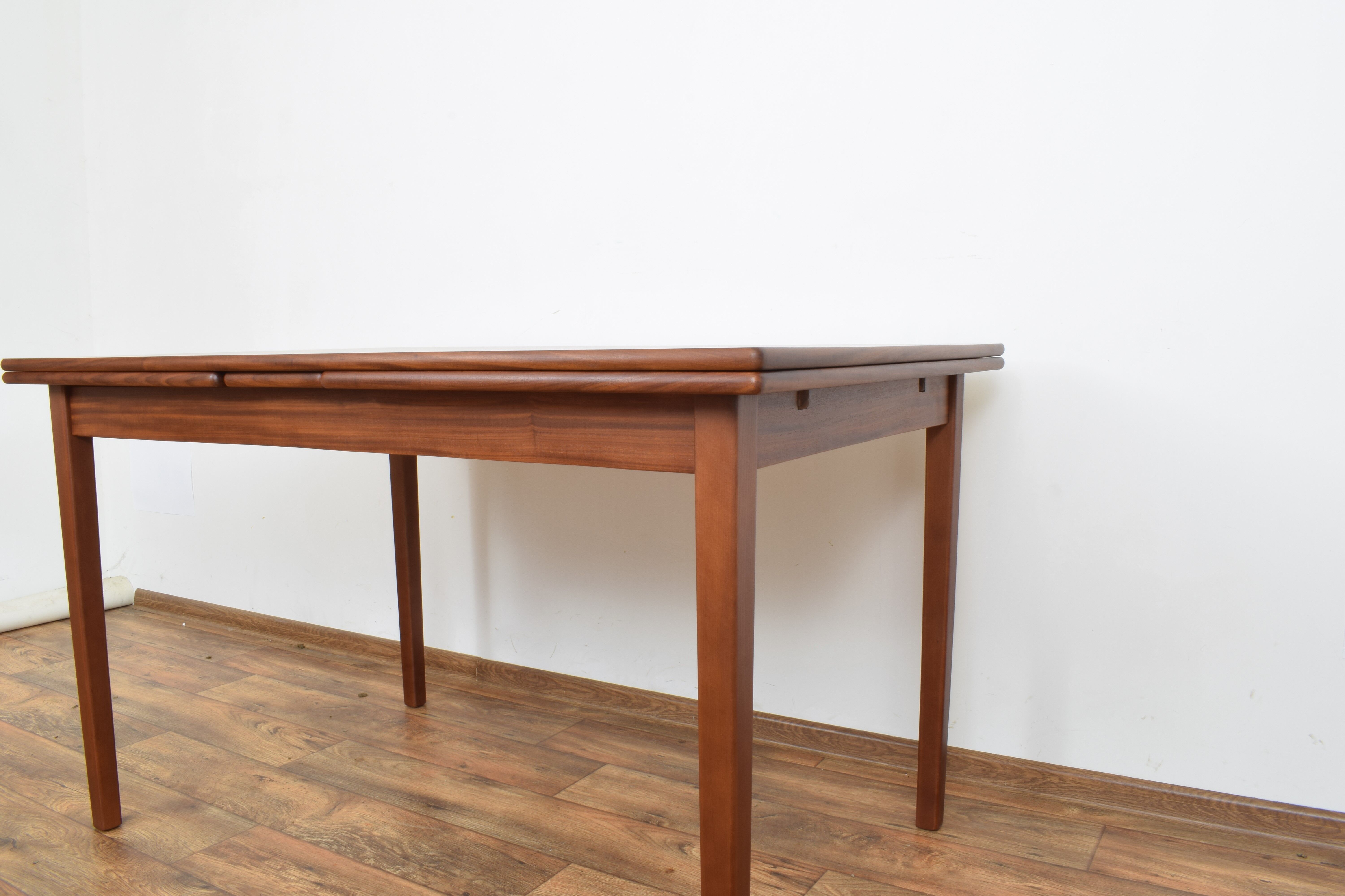 Danish teak extendable dining table, 1960s