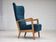 1970s, Danish armchair by Fritz Hansen, furniture wool, beech wood.