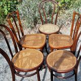 5 chairs bistro Fischel and Türpe 1900 ca