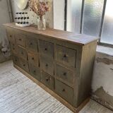 Green patina workshop furniture