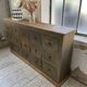 Green patina workshop furniture