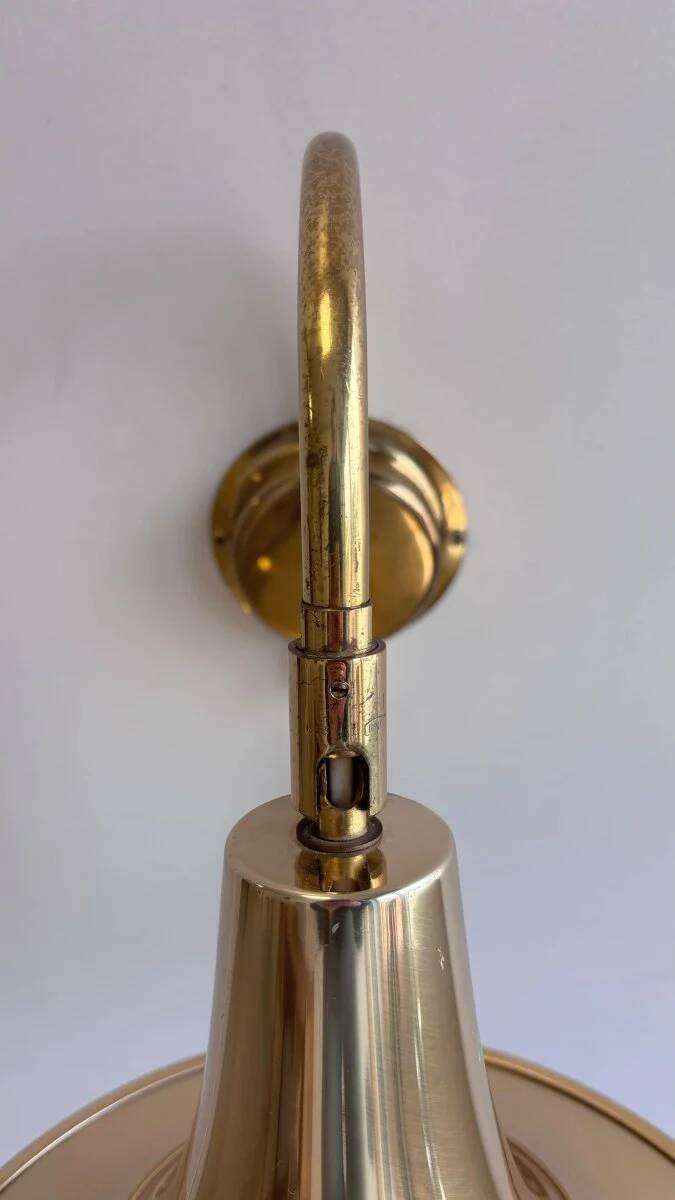 Vintage wall lamp brass