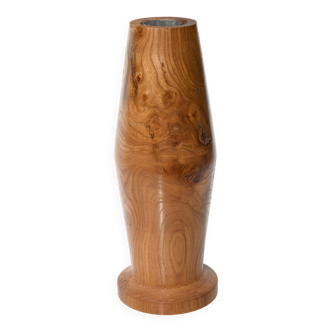 Elm wood vase