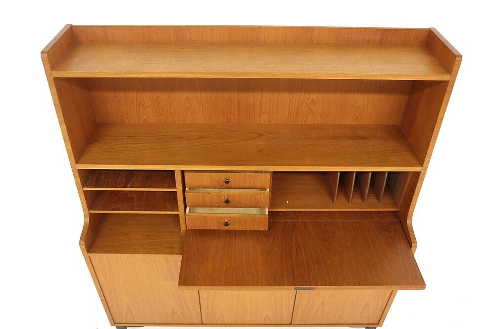 Scandinavian teak secretary, BB/WG, Finland, 1950
