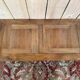 Table basse pieds fonte et plateau bois parquet