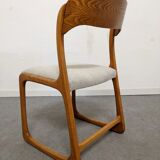 Series of 4 Baumann sleigh chairs from the 60s/70s