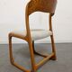 Series of 4 Baumann sleigh chairs from the 60s/70s