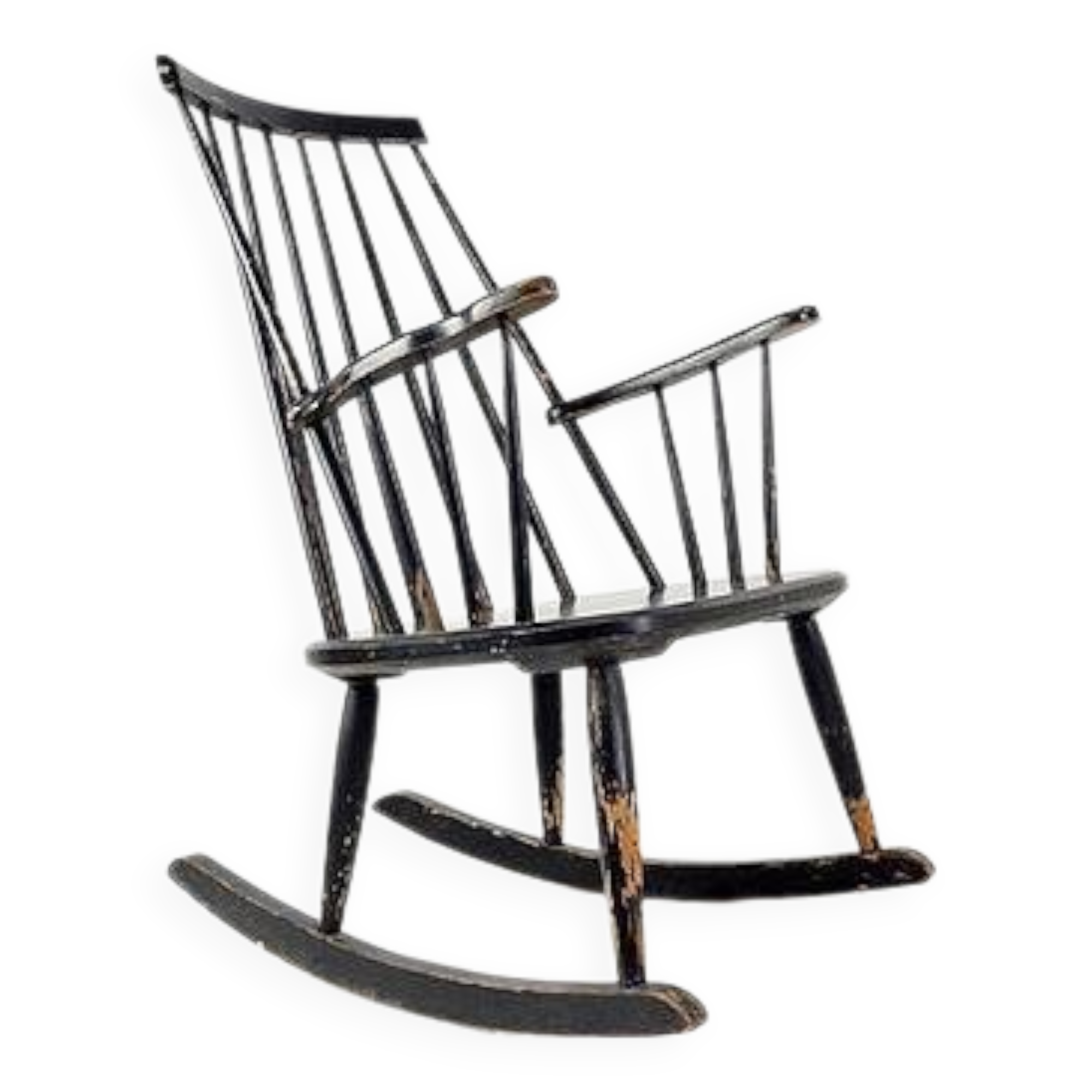 Mid-Century Scandinavian Rocking Chair - 1960s